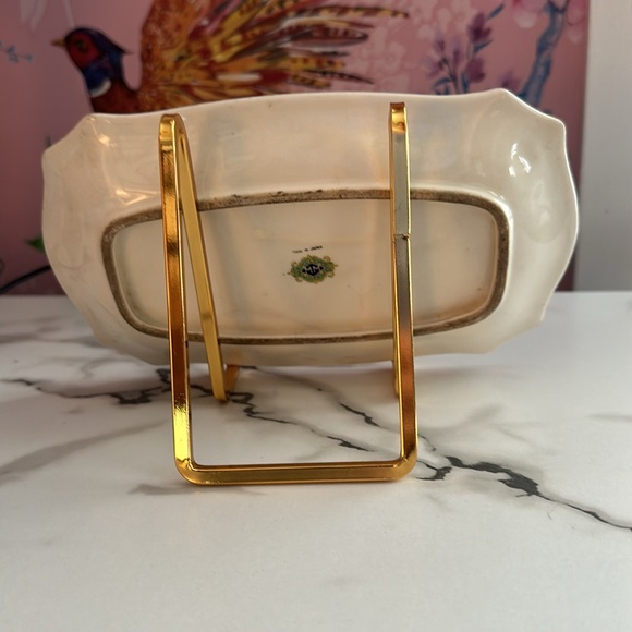 MM Japan Ceramic Floral Chintz Tray for Creamer & Sugar with Lid MMJ8 - Picture 5 of 8